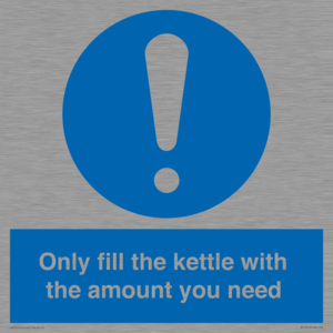 Only fill the kettle with the amount you need